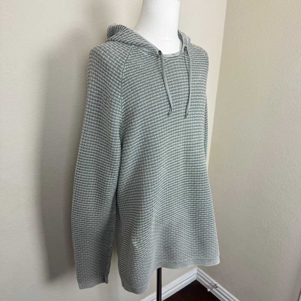 Carbon 2 Cobalt Hudson hoodie, textured sweater- Men's size XL - Picture 2 of 7